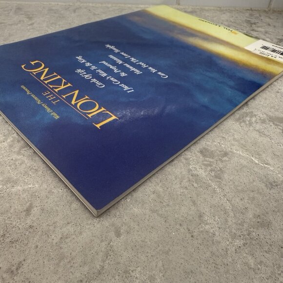 The Lion King Sheet Music for Piano Vocal Guitar Songbook Elton John & Tim Rice - Picture 5 of 7